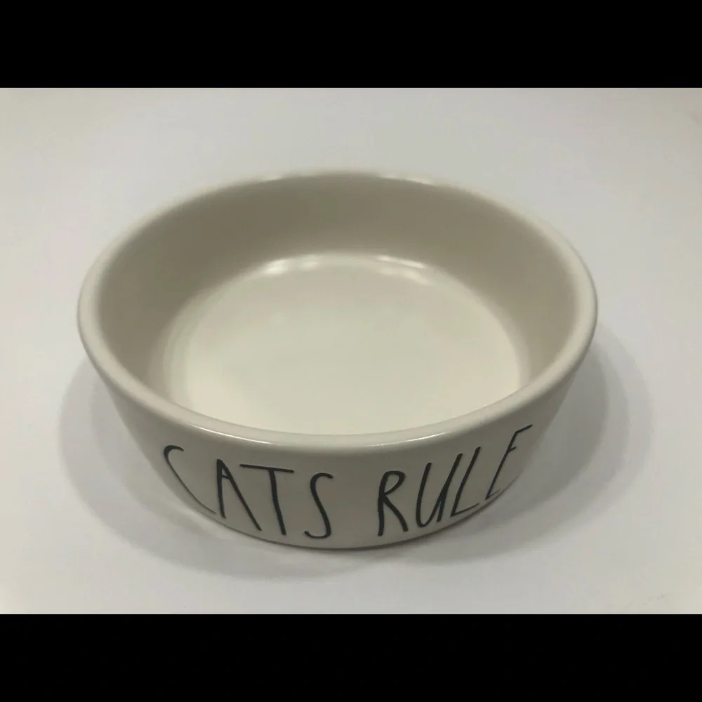 “CATS RULE” Food Bowl